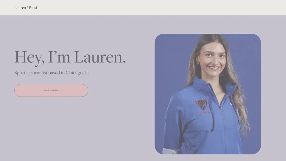 Homepage snapshot at launch