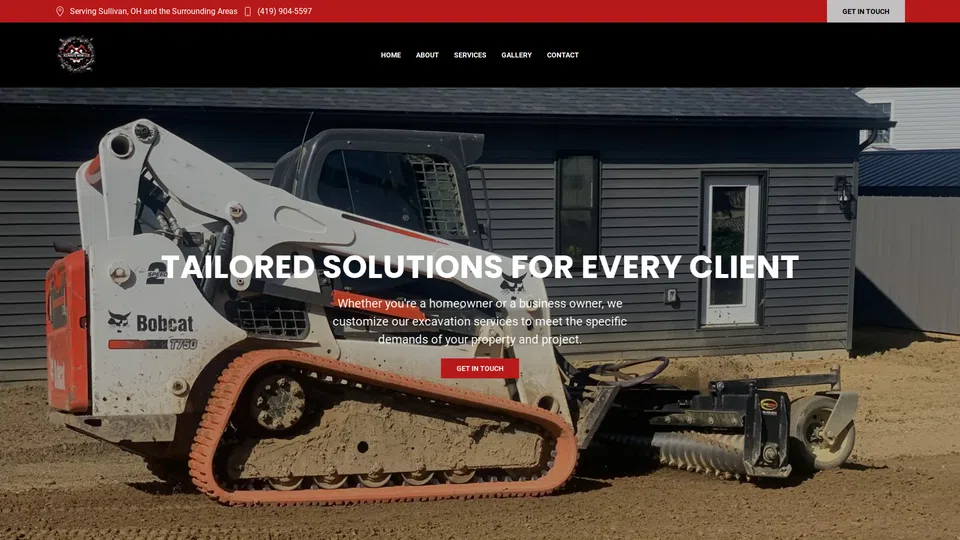 Homepage snapshot at launch