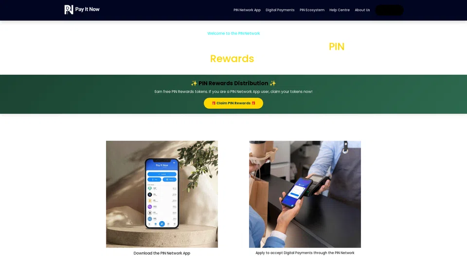 Homepage snapshot at launch