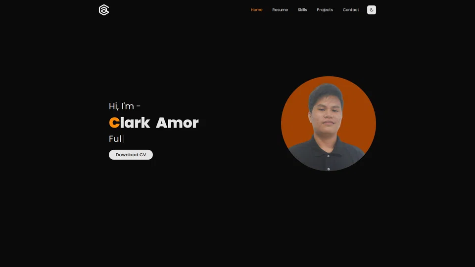 Homepage snapshot at launch