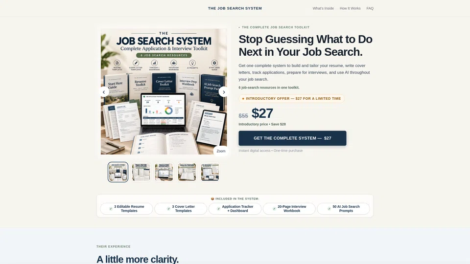 Homepage snapshot at launch