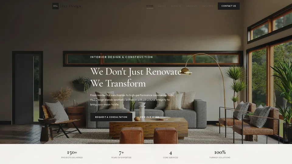 Homepage snapshot at launch