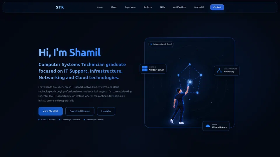Homepage snapshot at launch