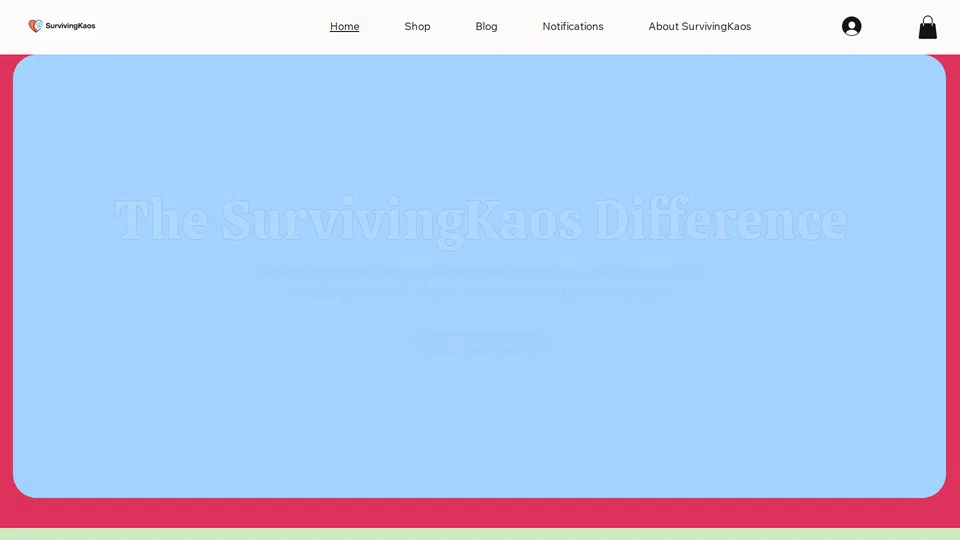 Homepage snapshot at launch