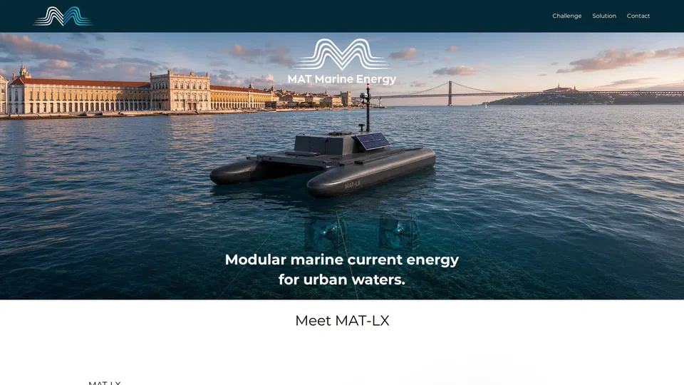 Homepage snapshot at launch