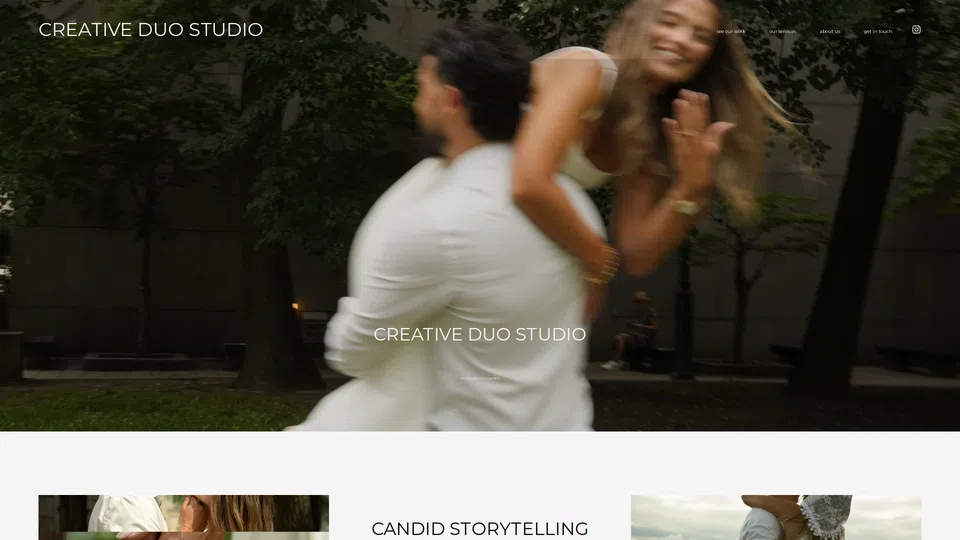Homepage snapshot at launch