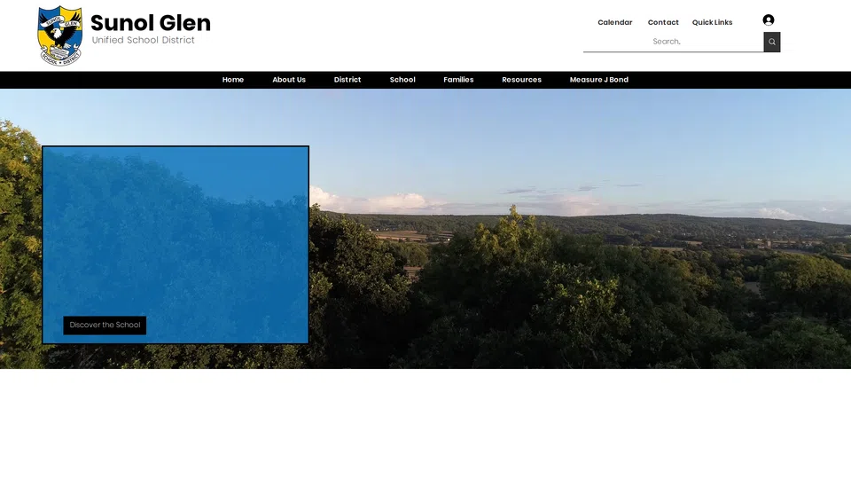 Homepage snapshot at launch
