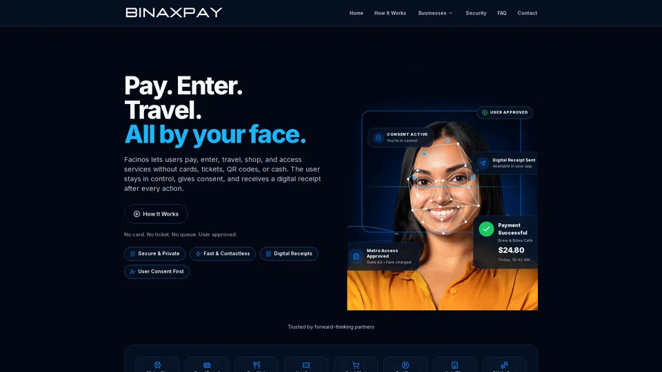 Homepage snapshot at launch