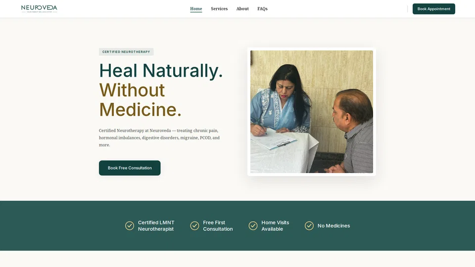 Homepage snapshot at launch