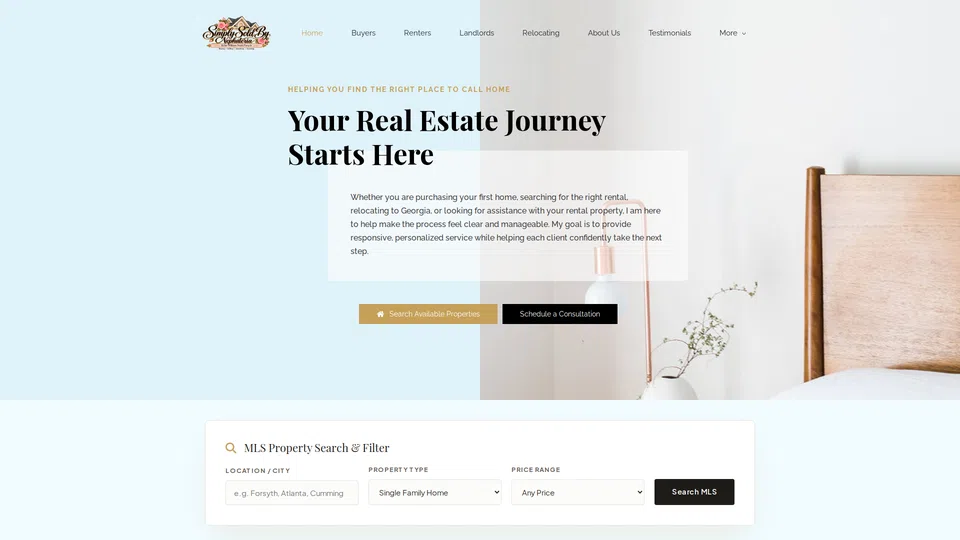 Homepage snapshot at launch