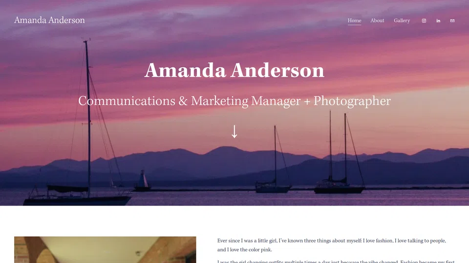 Homepage snapshot at launch