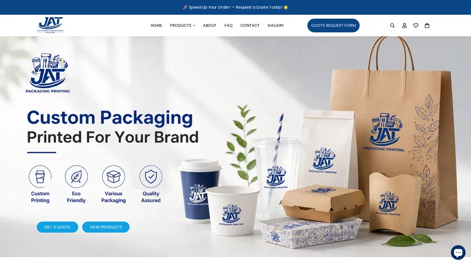Homepage snapshot at launch