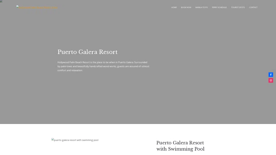 Homepage snapshot at launch