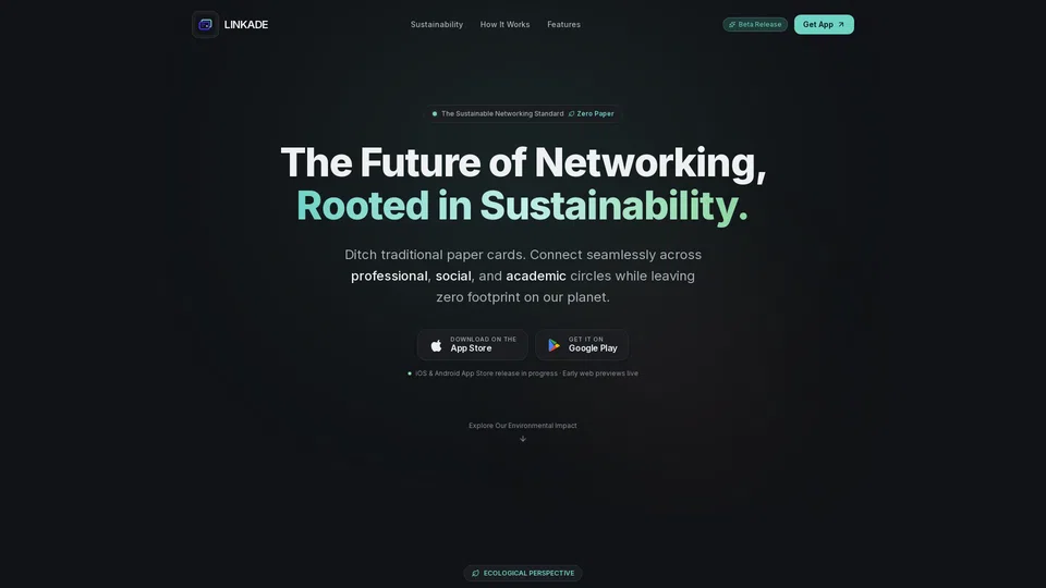 Homepage snapshot at launch