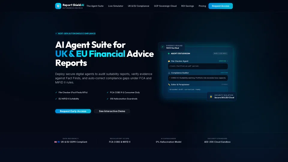 Homepage snapshot at launch