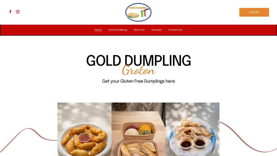 Homepage snapshot at launch