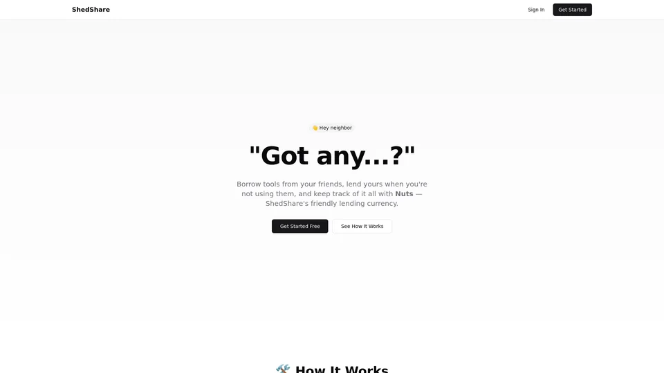 Homepage snapshot at launch
