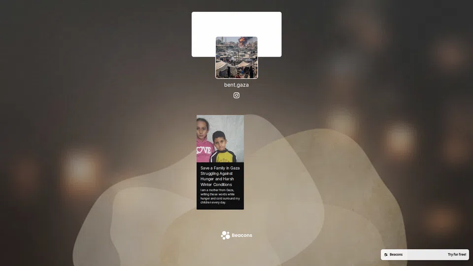 Homepage snapshot at launch