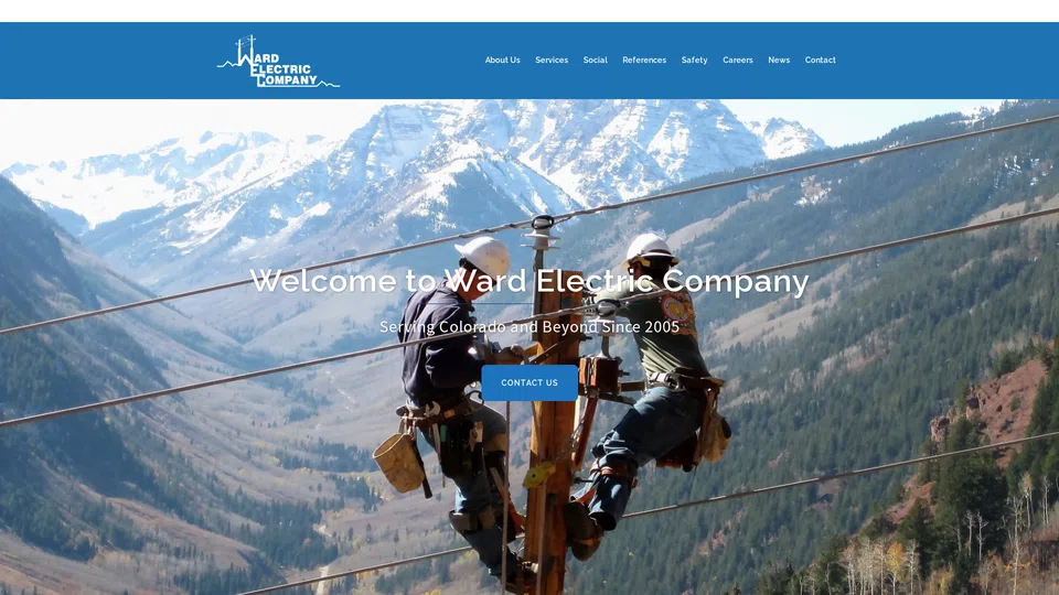 Homepage snapshot at launch