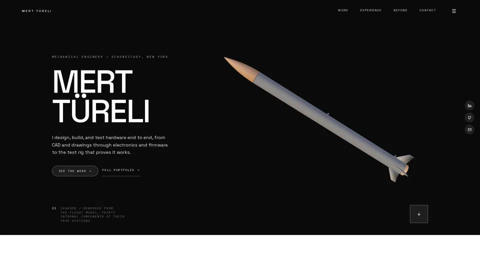 Homepage snapshot at launch
