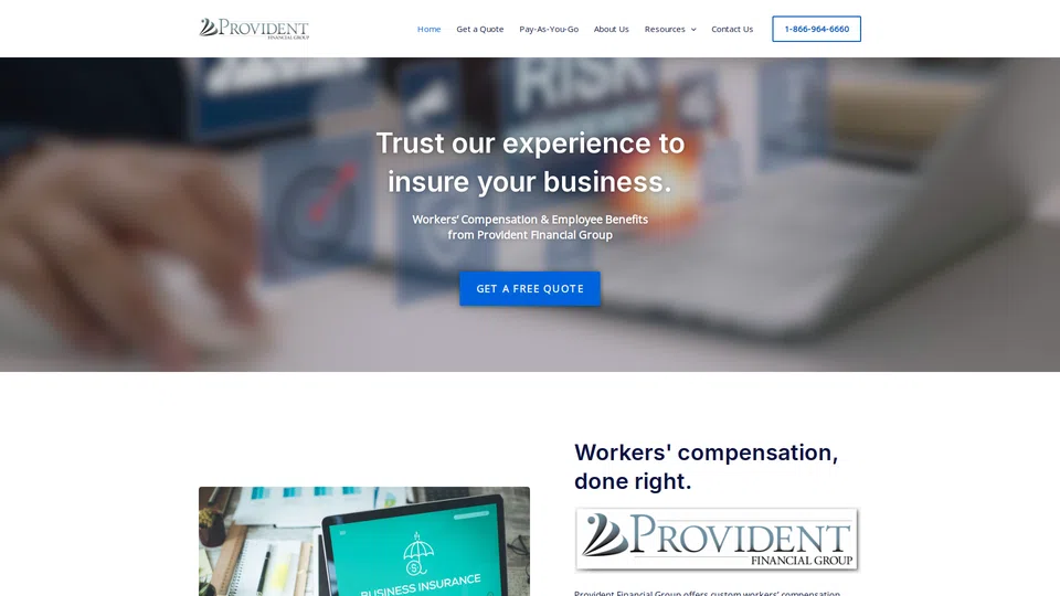 Homepage snapshot at launch