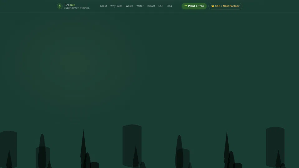 Homepage snapshot at launch