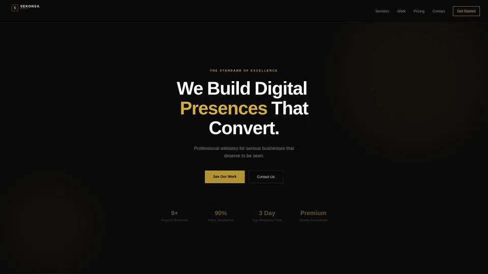 Homepage snapshot at launch