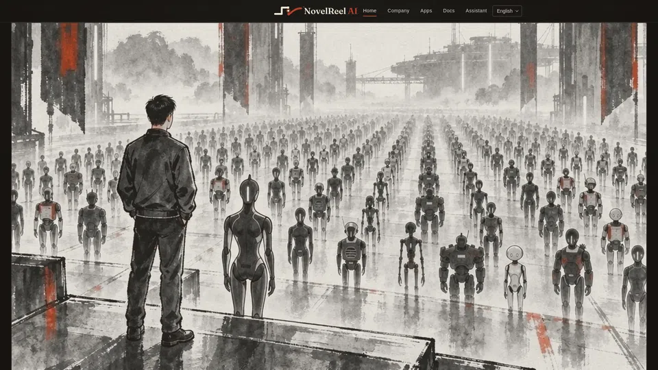 Homepage snapshot at launch