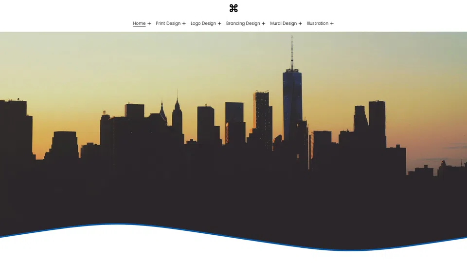 Homepage snapshot at launch