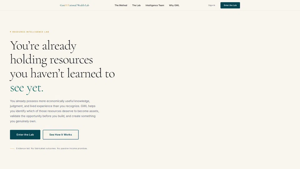 Homepage snapshot at launch