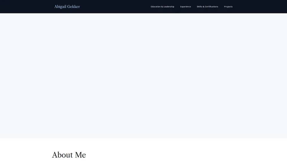 Homepage snapshot at launch