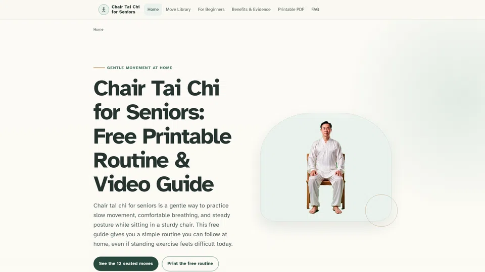 Homepage snapshot at launch