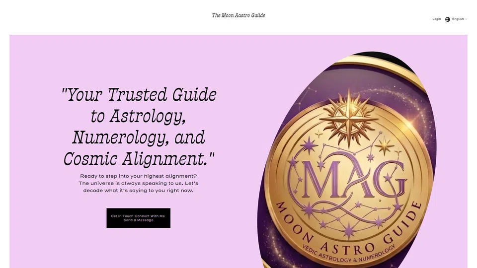 Homepage snapshot at launch