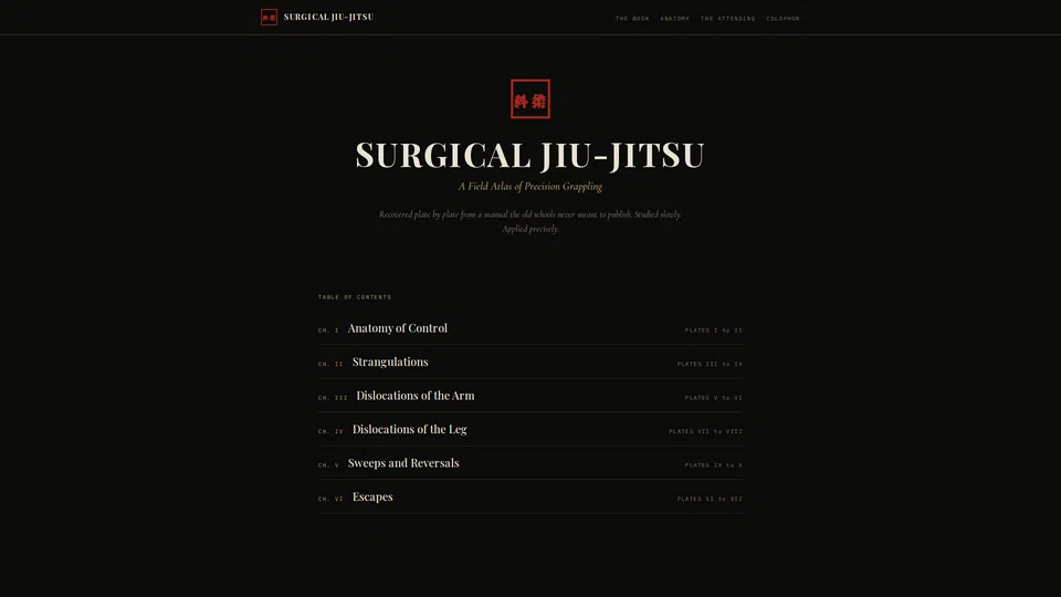 Homepage snapshot at launch