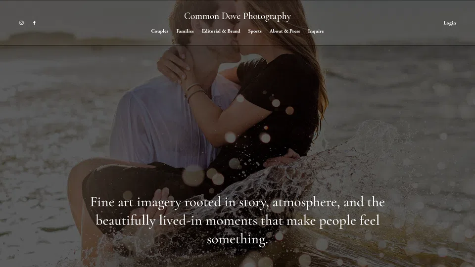 Homepage snapshot at launch