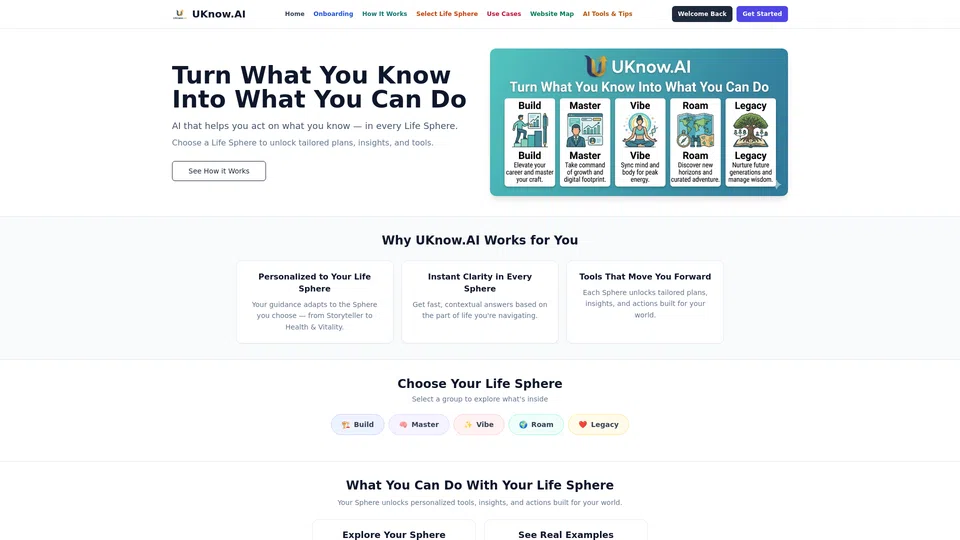 Homepage snapshot at launch