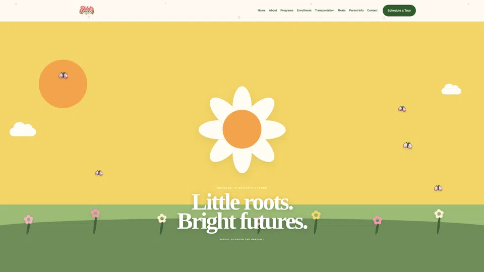 Homepage snapshot at launch