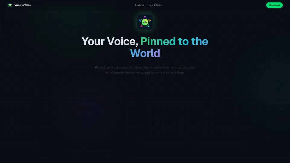 Homepage snapshot at launch
