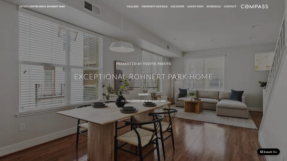 Homepage snapshot at launch