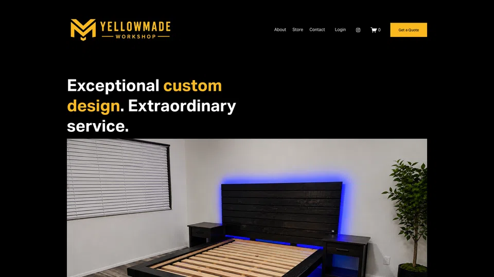 Homepage snapshot at launch