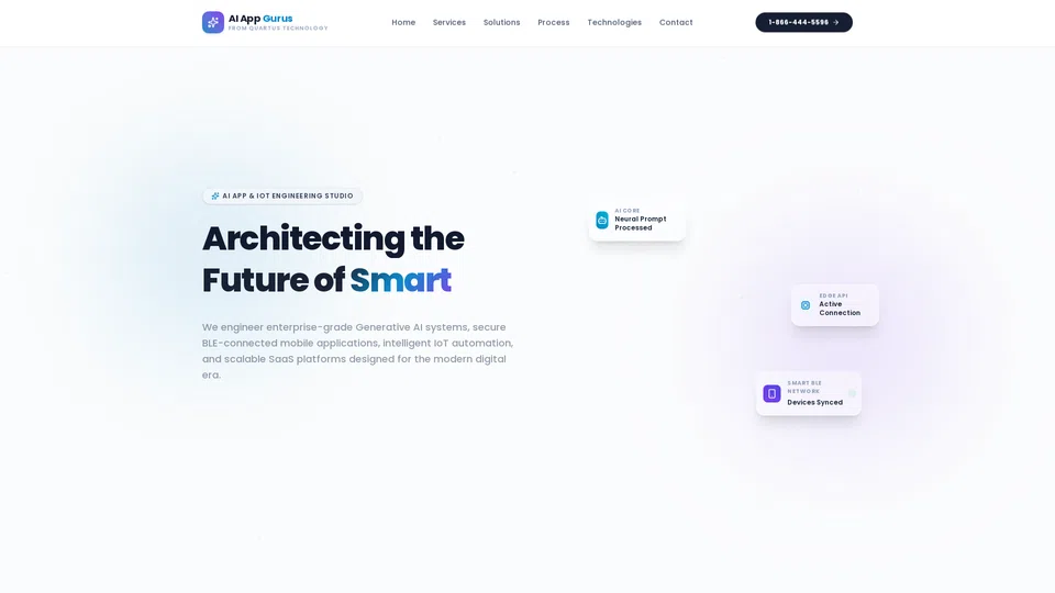Homepage snapshot at launch