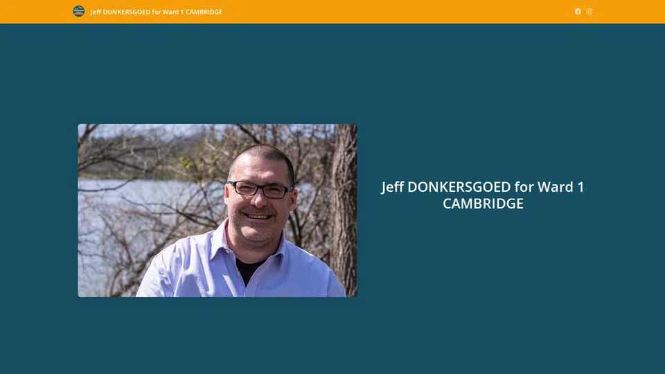 Homepage snapshot at launch