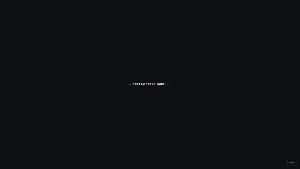 Homepage snapshot at launch