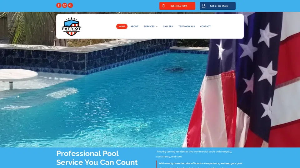 Homepage snapshot at launch