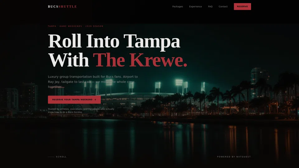 Homepage snapshot at launch