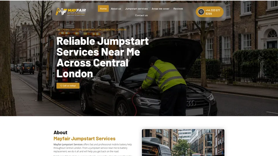 Homepage snapshot at launch