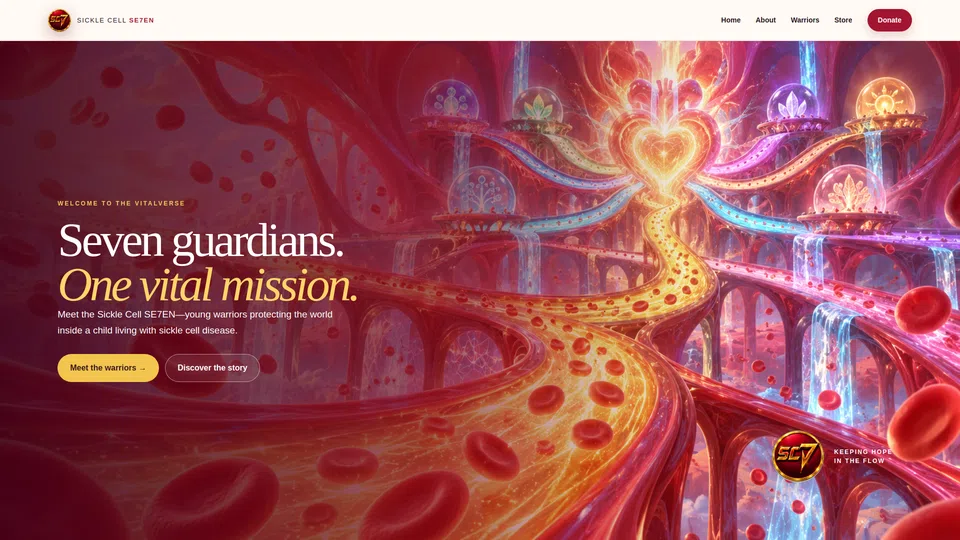 Homepage snapshot at launch
