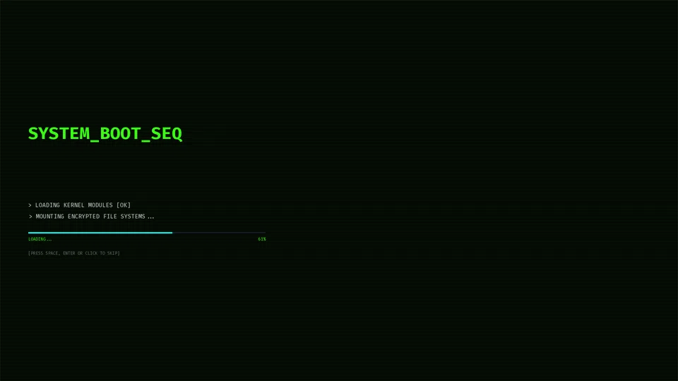 Homepage snapshot at launch