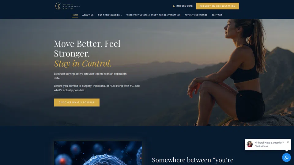 Homepage snapshot at launch