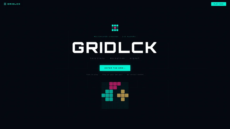 Homepage snapshot at launch